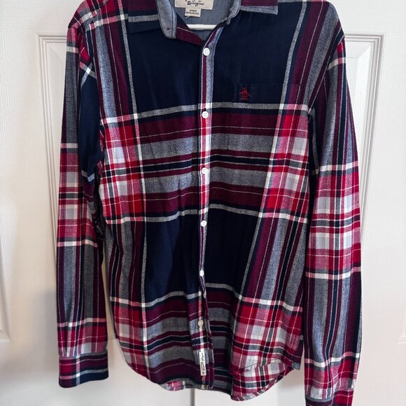 Penguin Plaid Button Down - Picture 1 of 5